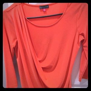 Vince camuto coral blouse